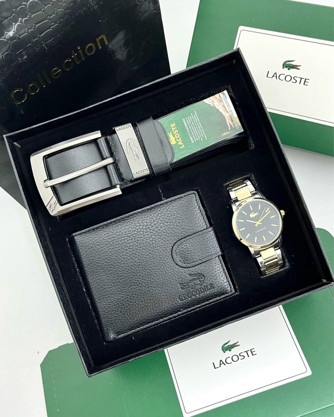 подарочный набор lacoste,мужской подарочный набор lacoste,мужские комплекты,lacoste портмоне,мужской подарочный набор