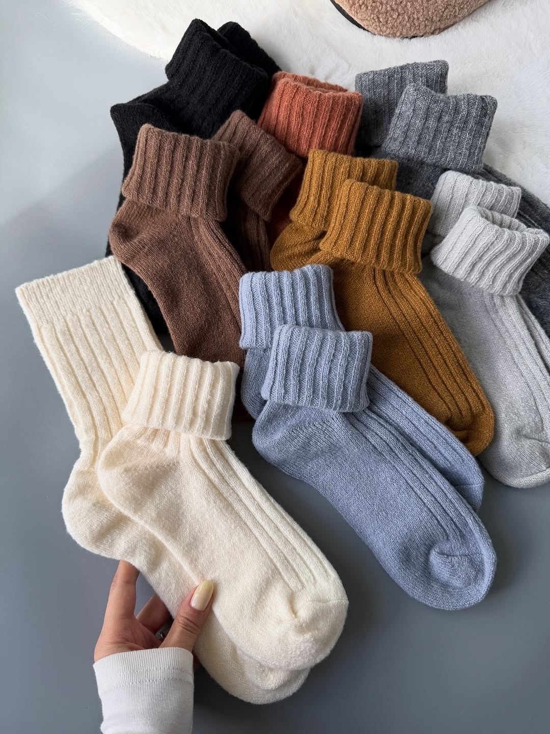 шерстяные женские носки,хлопковые носки,вязаные носки,базовые носки,носки теплые