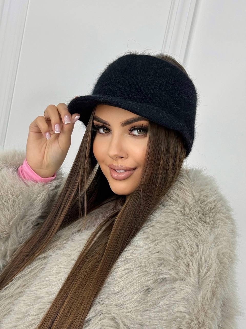 капор ангора,капор из ангоры,шапка капор,капор капюшон,капор