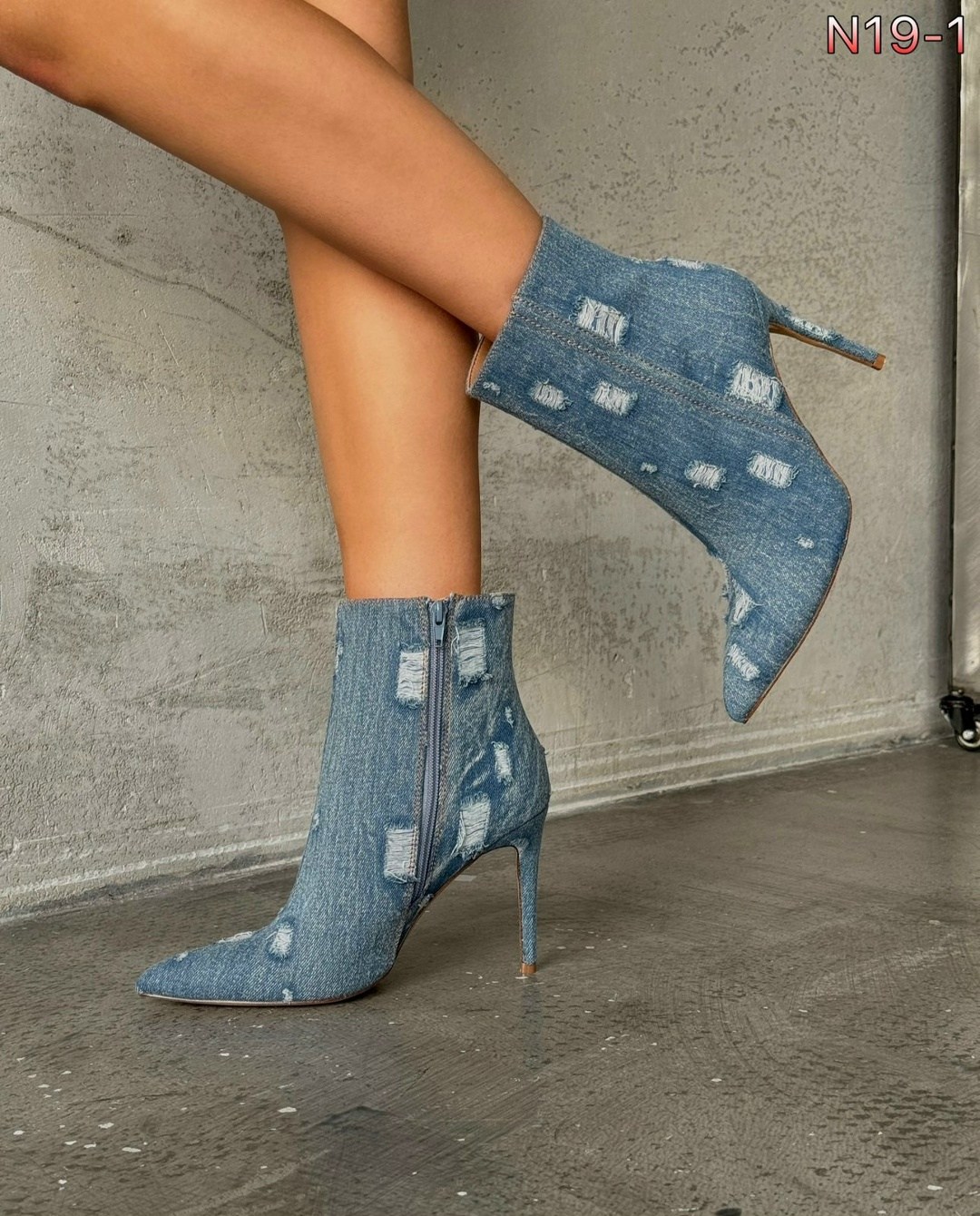 ботильоны джинсовые,ботильоны джинсовые на каблуке,модные ботильоны,джинсовые сапоги,ботильоны женские