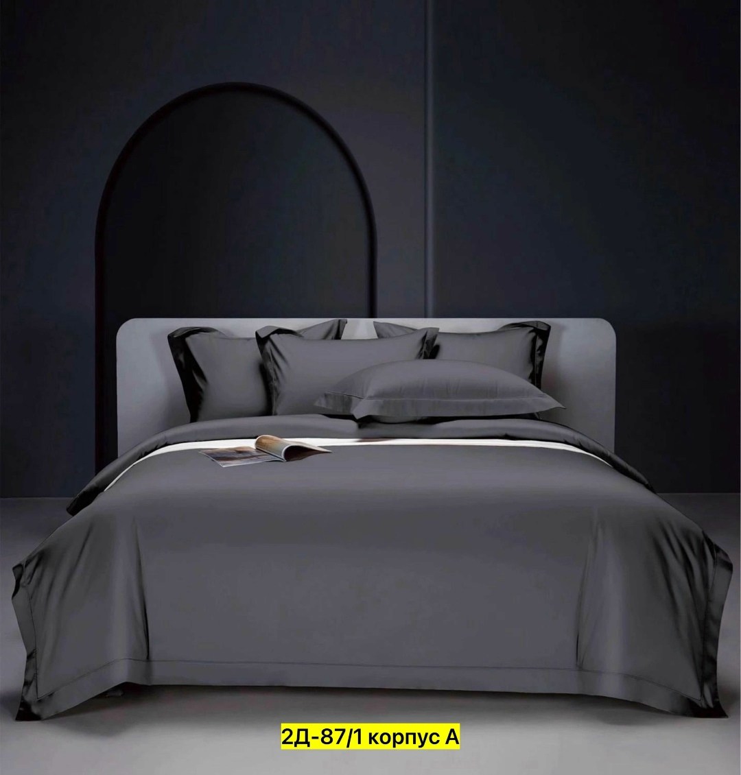 однотонное постельное белье евро,однотонное постельное белье 2 спальное,комплект постельного белья сатин,комплект постельного белья,серое постельное белье