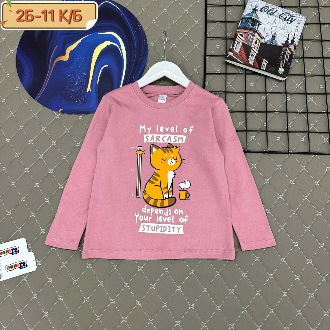 лонгслив playtoday,лонгслив детские,лонгслив для девочек,детский лонгслив,джемпер для девочек