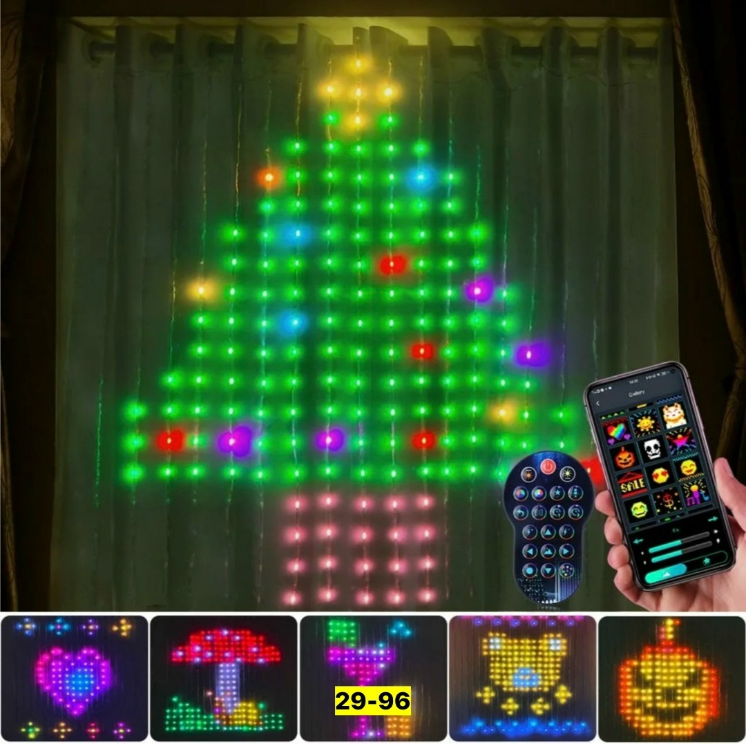 cветодиодный занавес,светодиодные гирлянды,светодиодная гирлянда занавес,умная светодиодная,электрогирлянда интерьерная штора светодиодная