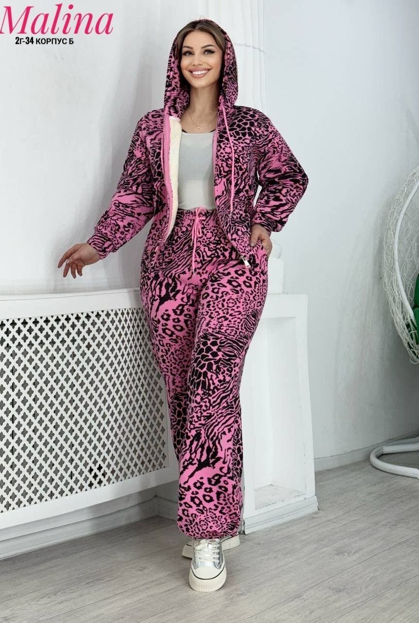 костюм двойка леопардовый,костюм двойка женская,костюм на флисе,костюмы двойки,леопардовый костюм