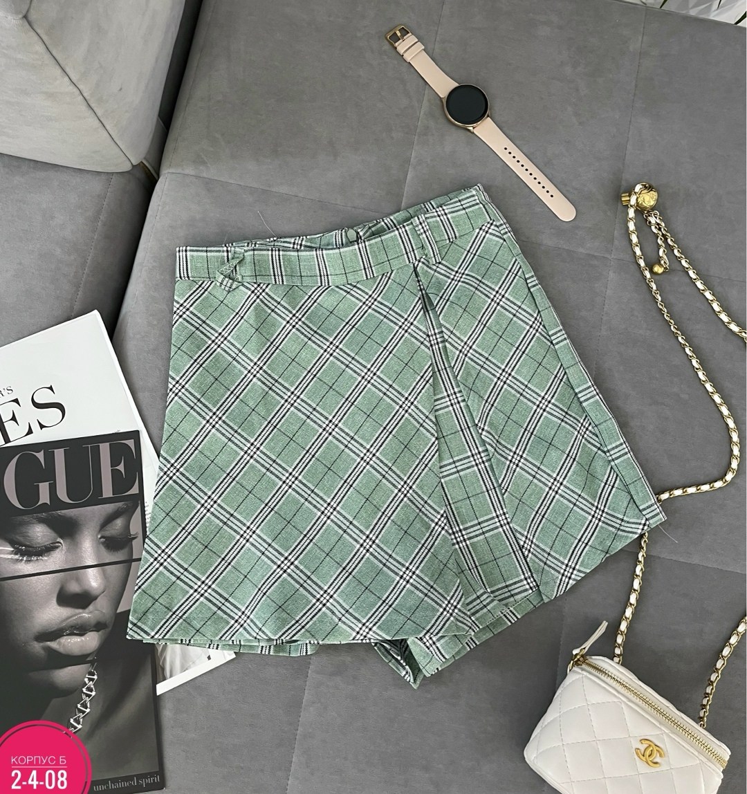 юбка шорты в клетку,юбка в клетку,юбка шорты,юбка шорты женская,клетчатая юбка
