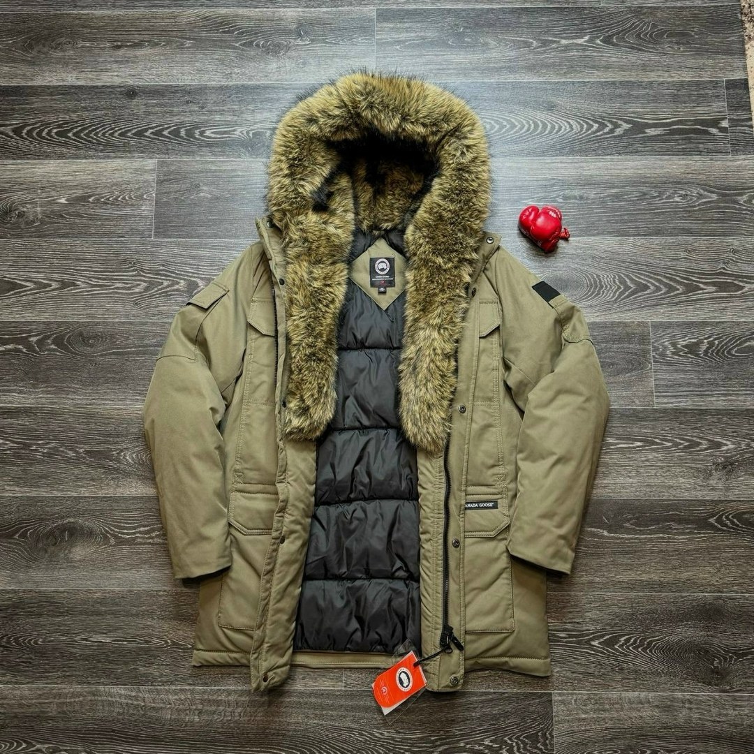 куртка зимняя canada goose,canada goose пуховики мужские,куртка canada goose мужская,пуховик канада гус хаки,зимняя куртка парка