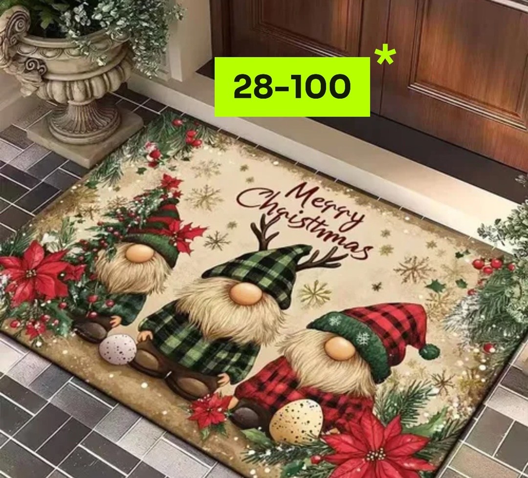 новогодний придверный коврик,новогодний коврик,придверной коврик,напольные коврики,коврик