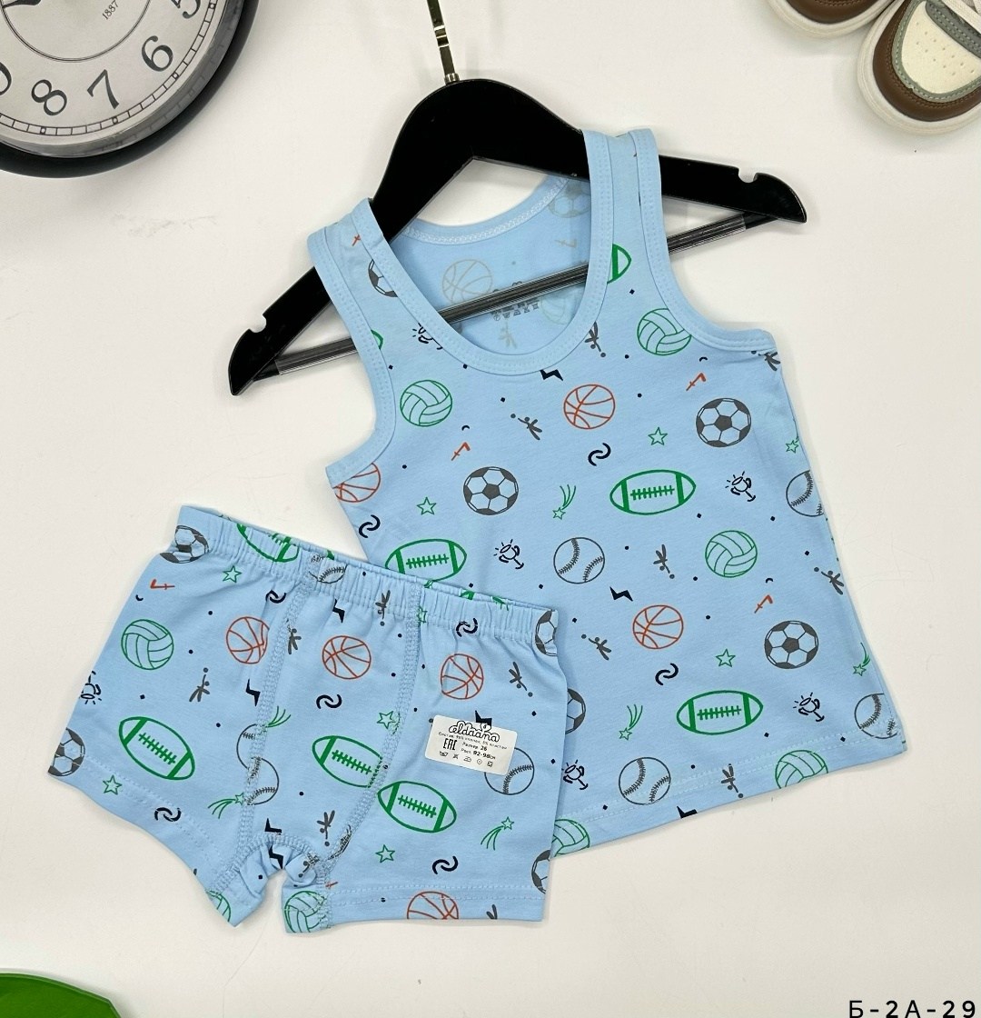 комплект майка+трусы elita,комплект нижнего белья для мальчика,белье детское комплект,комплект белья,белье для мальчика