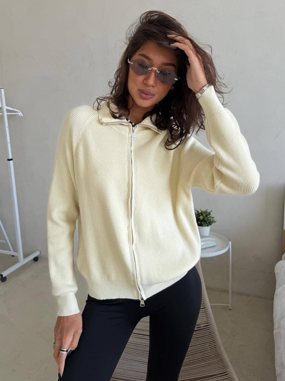 повседневный кардиган,кардиган,джемпер голубой,вязаный женский кардиган,джемпер на молнии женский