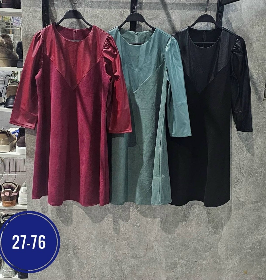 платье повседневное трикотажное manika style,платья туники,женские платья,платье велюр,платье комбинированное