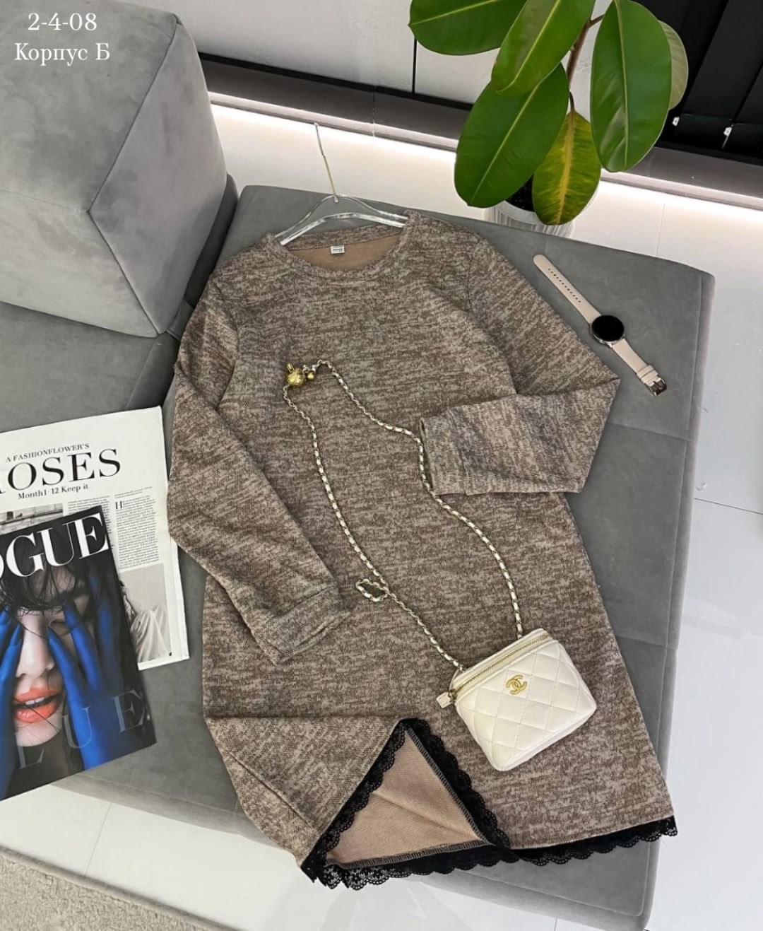 платье женская,платье из ангоры,платье теплое,платье туника,трикотажное платье