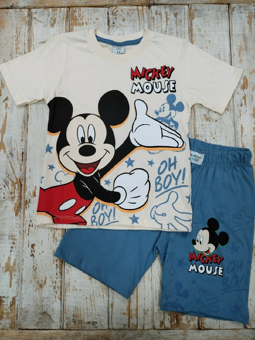 костюм для мальчика с мики маусом,детский костюм,комплект одежды для мальчика,костюм микки,летние костюмы