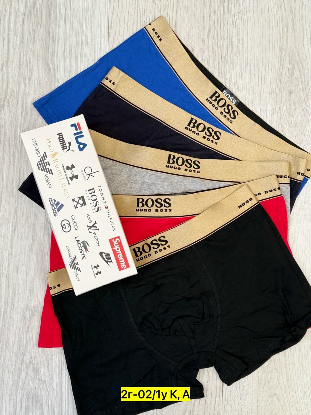 мужские трусы,комплект трусов мужских,набор мужских трусов,трусы мужские брендовые боксеры набор 5 шт,трусы мужские boss