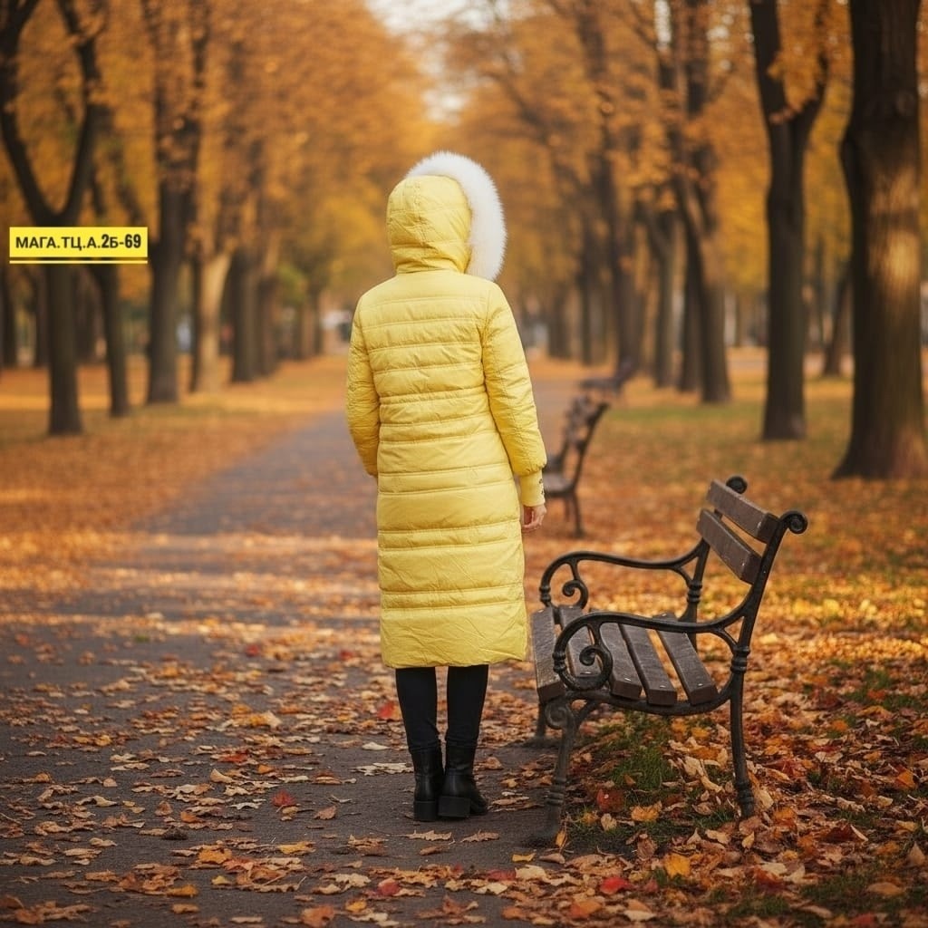 желтый пуховик,женские пуховики,модные пуховики,удлиненный пуховик,пуховик длинный