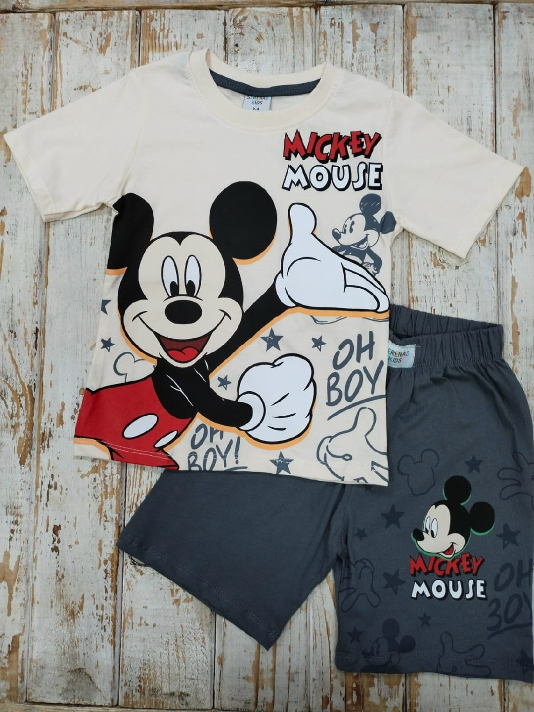 костюм для мальчика с мики маусом,детский костюм,комплект одежды для мальчика,костюм микки,летние костюмы