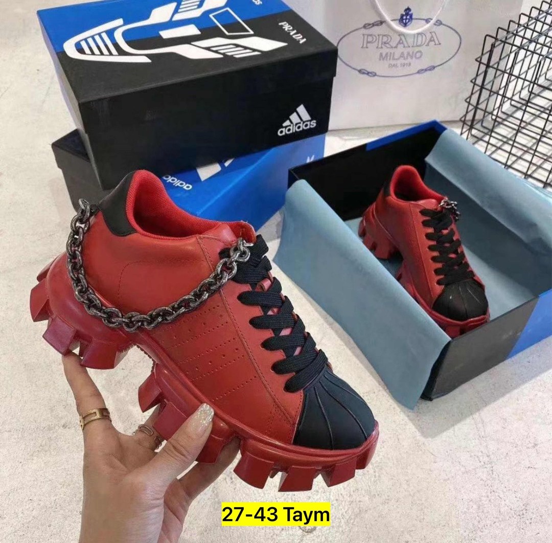 ,кроссовки туфли,кроссовки прада красные,кроссовки женскиe,adidas prada кроссовки