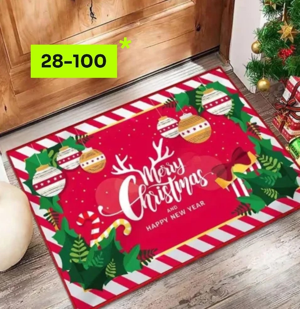 новогодний придверный коврик,новогодний коврик,придверной коврик,напольные коврики,коврик