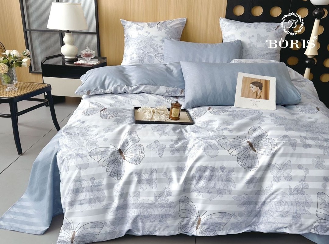 комплект постельного белья,комплект постельного белья страйп сатин,комплект постельного белья boris,комплект постельного белья boris евро,постельное белье хлопок сатин евро