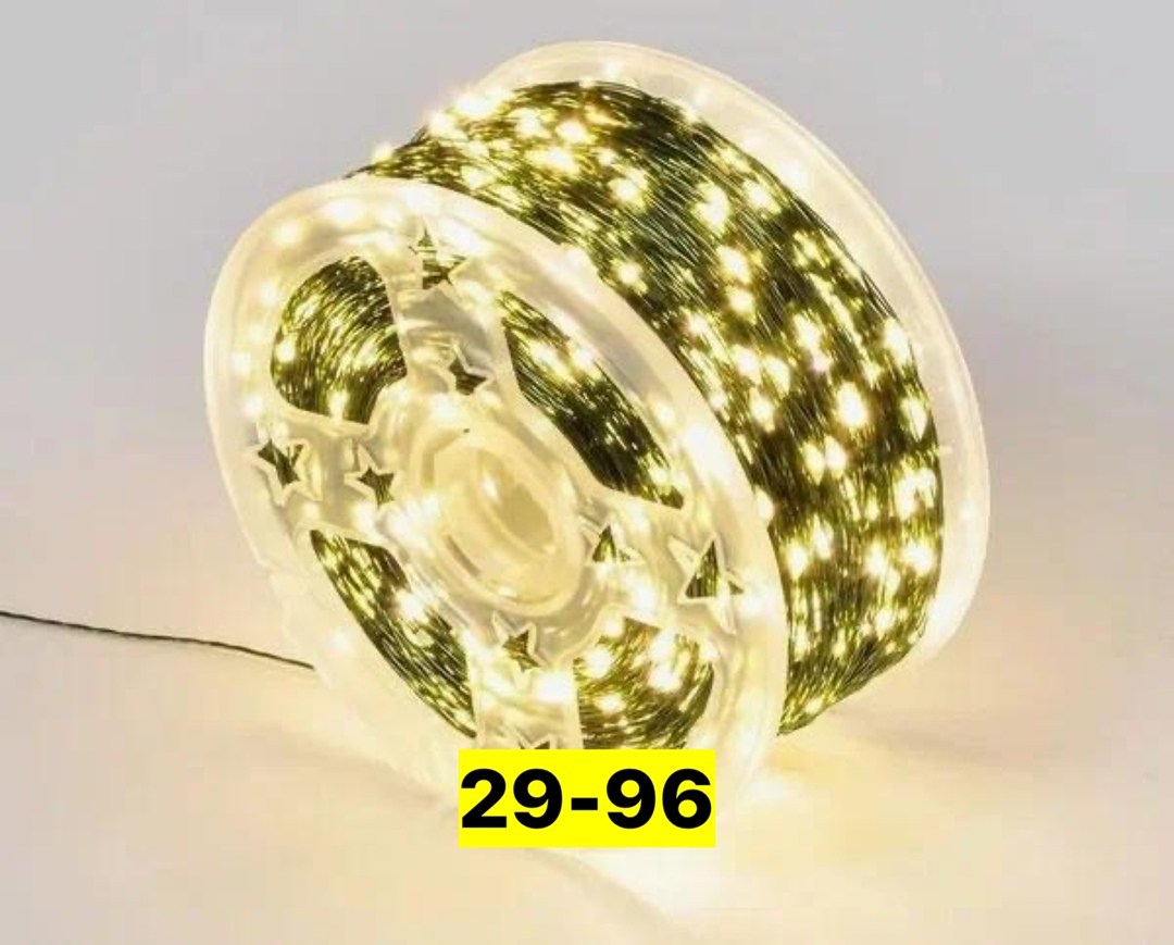 светодиодная новогодняя гирлянда,елка с гирляндой роса,гирлянда роса 100 метров на елке,светодиодная гирлянда,искусственная елка с гирляндой