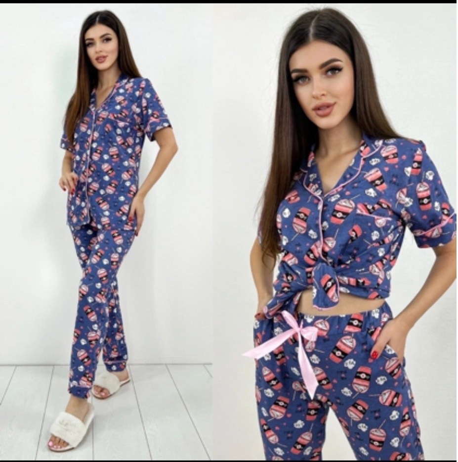 пижамы ,женские пижамы,пижама комплект,пижама для женщин,пижама классическая