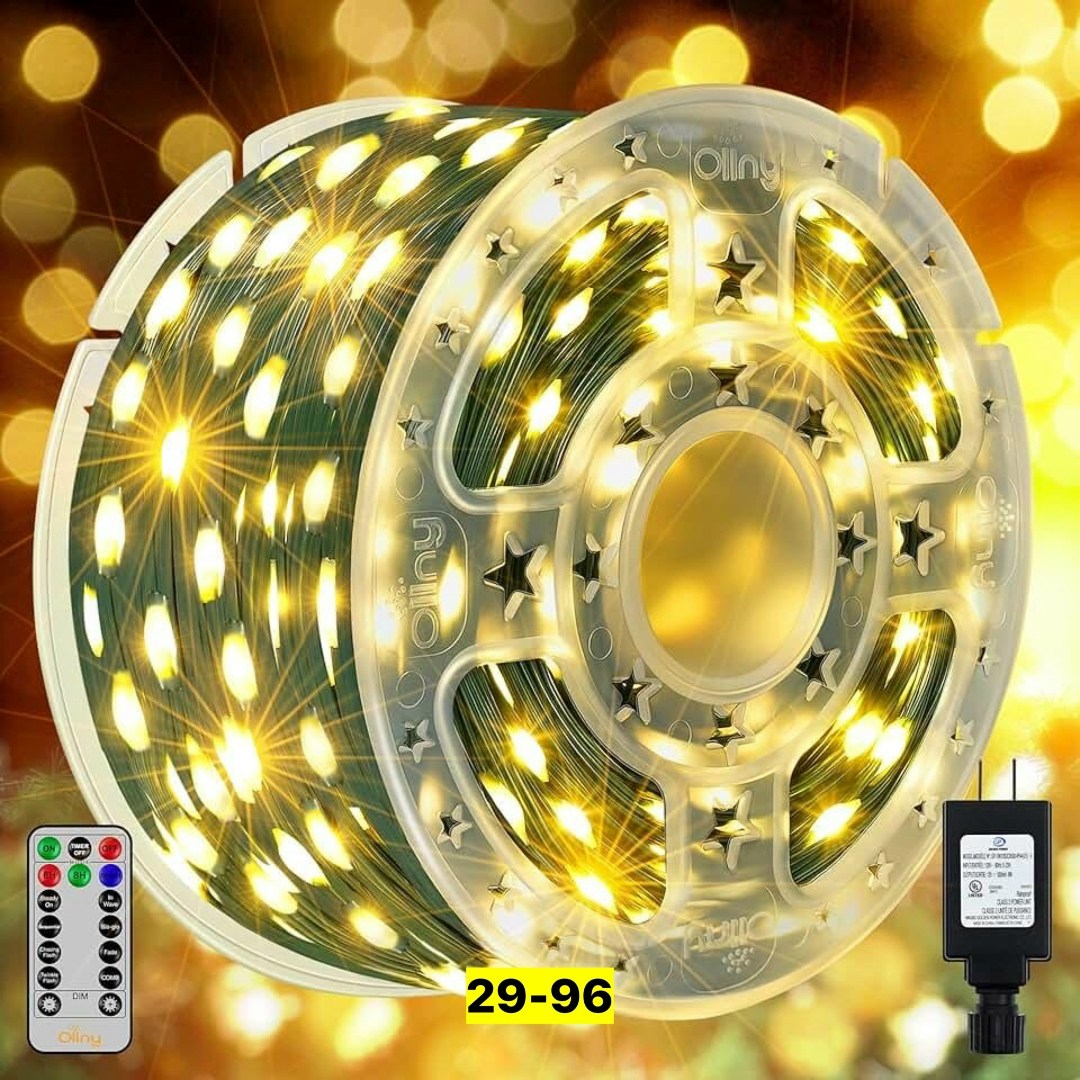 светодиодная новогодняя гирлянда,елка с гирляндой роса,гирлянда роса 100 метров на елке,светодиодная гирлянда,искусственная елка с гирляндой