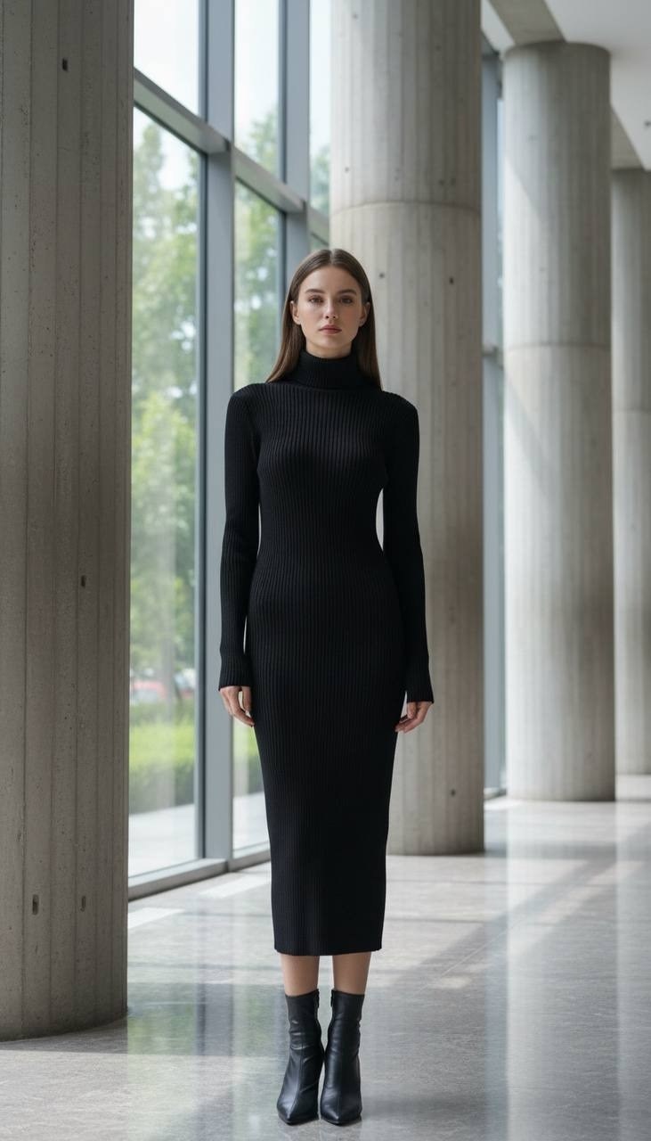 трикотажное платье,вязаное платье,вязаное платье женское,длинное вязаное платье,шерстяное платье