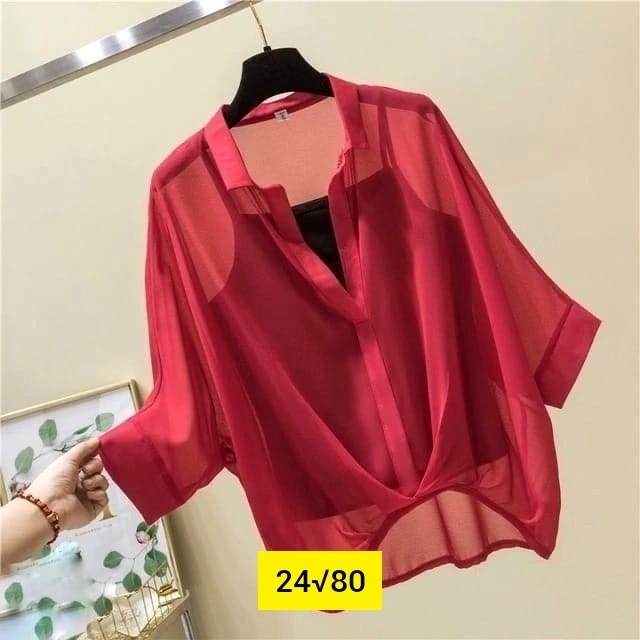 женская шифоновая блузка с рукавами летучая мышь,блузка женская шифоновая,шифоновая рубашка,шифоновая блузка,шифоновая блуза