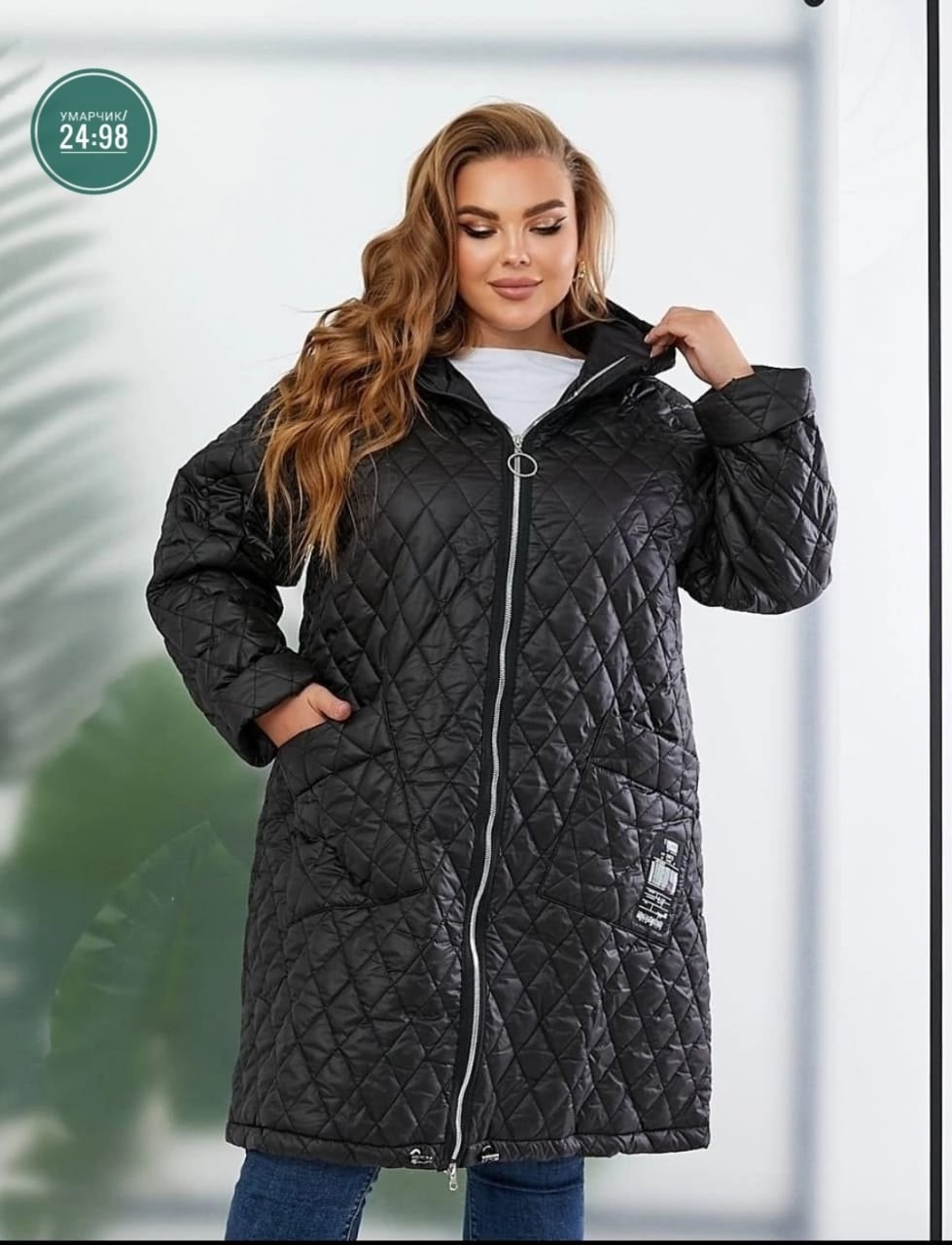 демисезонная куртка больших размеров,демисезонная куртка,демисезонная куртка удлиненная,куртка женская,куртка женская демисезонная удлиненная
