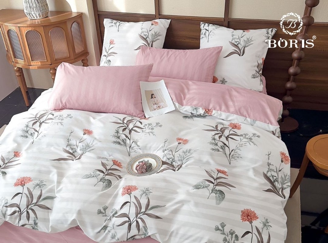 комплект постельного белья,комплект постельного белья страйп сатин,комплект постельного белья boris,комплект постельного белья boris евро,постельное белье хлопок сатин евро