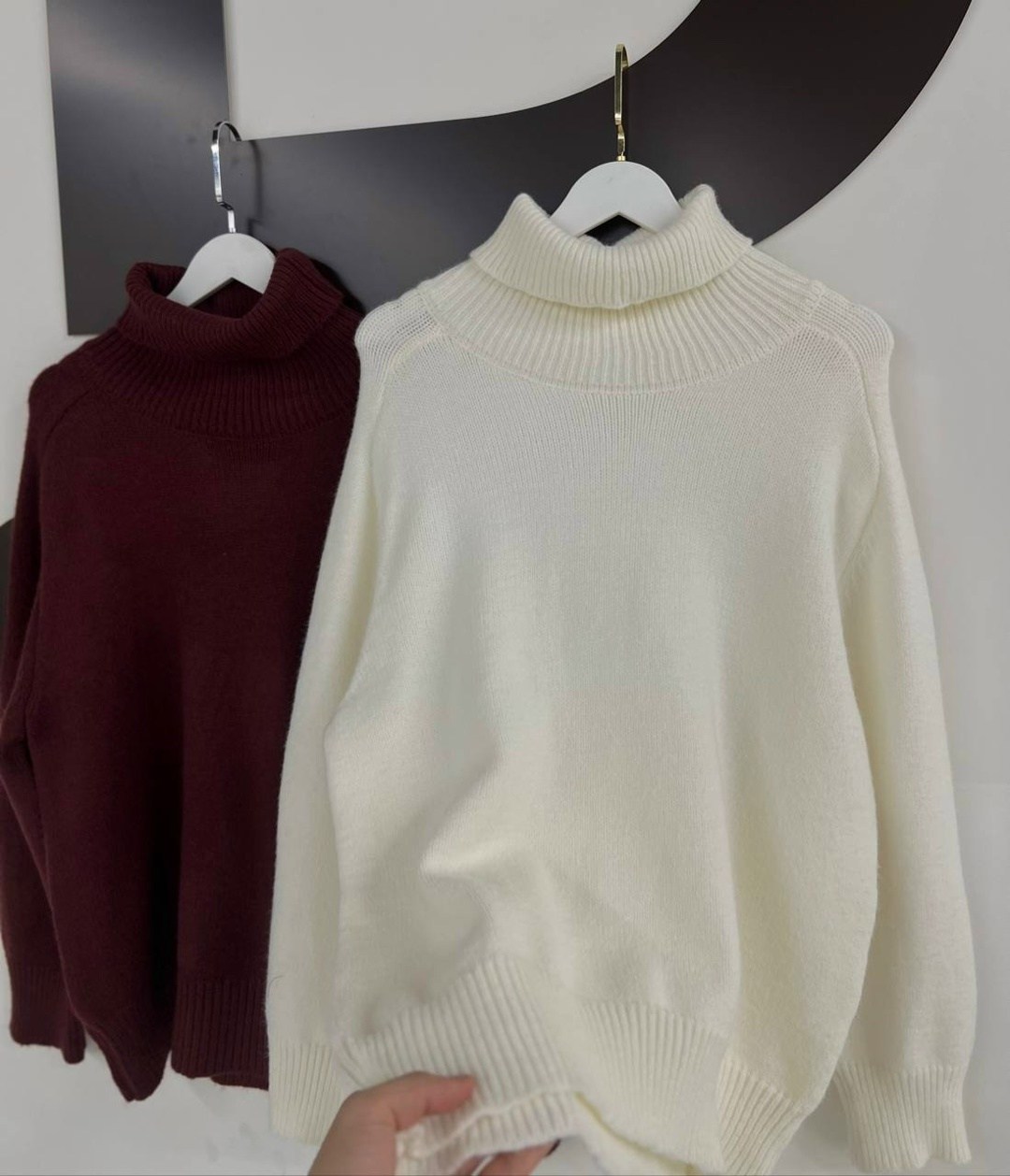 белый свитер оверсайз,свитера женские,свитер теплый,свитер,свитер оверсайз вязаный с горлом
