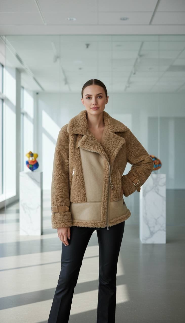 дубленка женская,дубленка бежевая,дубленка женская короткая,куртка дубленка,дубленка авиатор женская