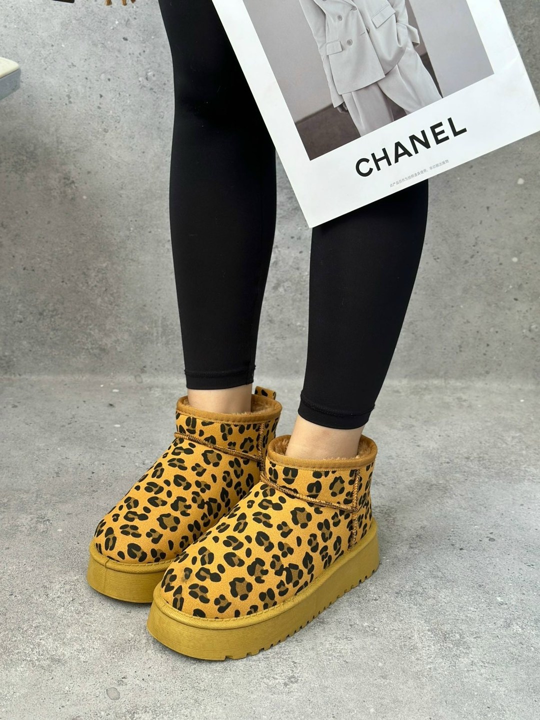 женские угги,угги леопардовые,угги женские зимние,,женская  зимняя