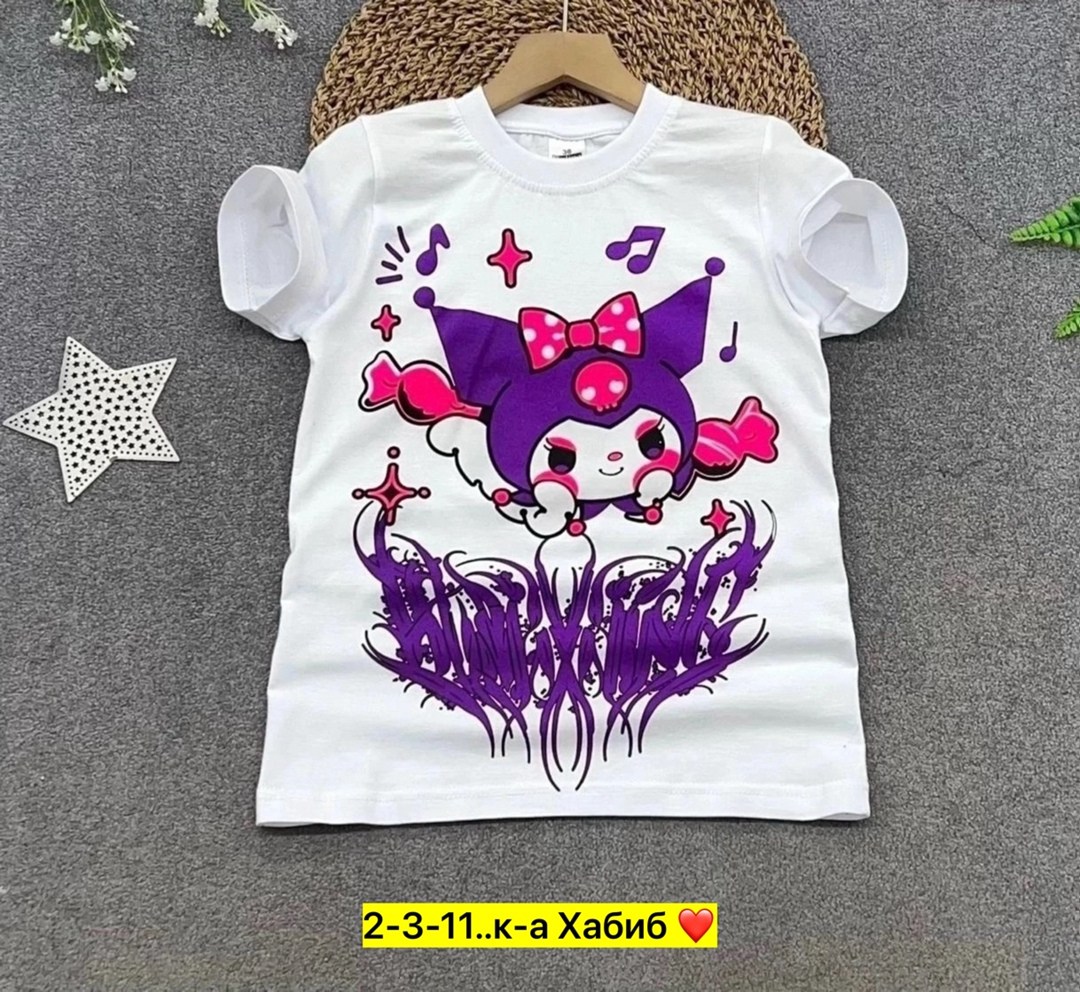 футболки для девочек,футболки детские,детская футболка,футболка куроми,футболки модные