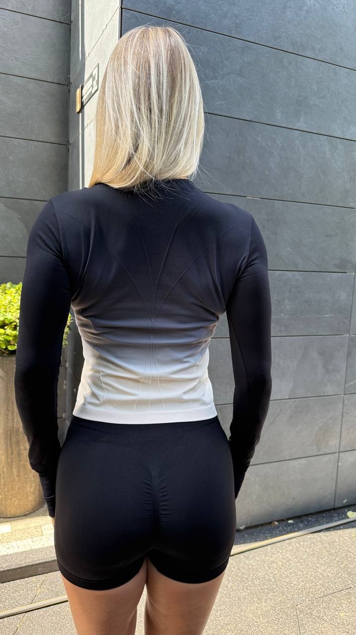 футболка с градиентом,cпортивная кофта,рукава спортивные,женские топы с длинными рукавами,лонгслив спортивный