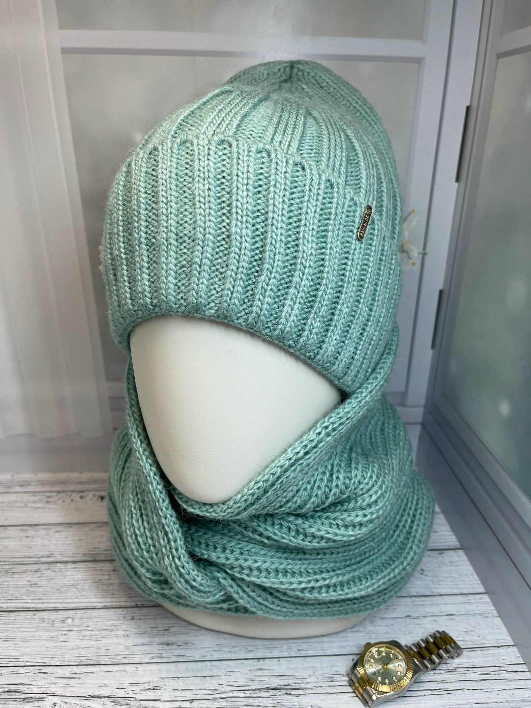 комплект шапка шарф,комплект шапка и снуд,комплект шапки,шапка снуд,комплект женский шапка