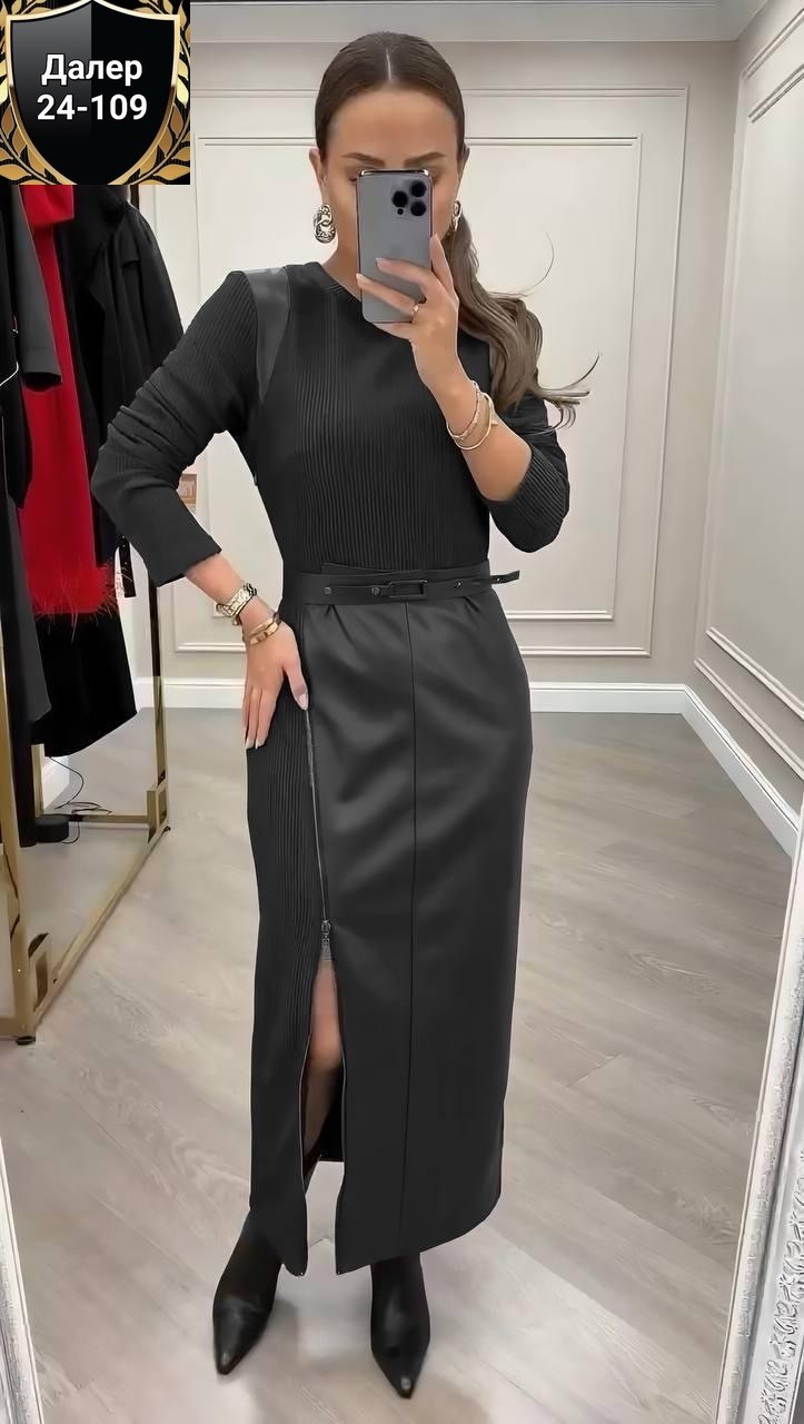 женские платье,кожаное платье женское,платье для праздника,вечернее женское платья,комбинированное платье