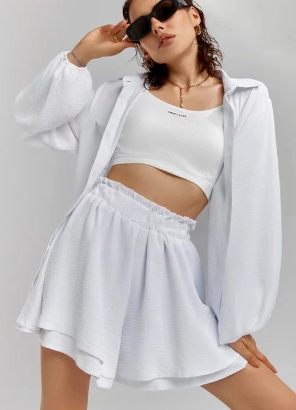 повседневный костюм,летние костюмы,костюм бежевый,костюм шорты и рубашка,костюмчик