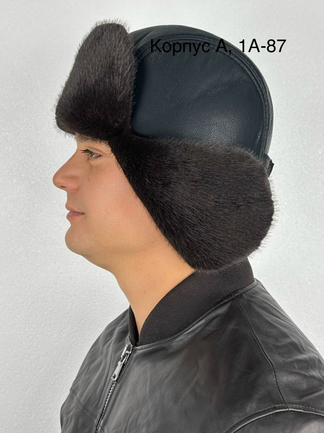 мужская норковая шапка,мужская норковая шапка ушанка классика стк,мужская меховая шапка,шапка мужская норковая пилот,норка шапка мужская