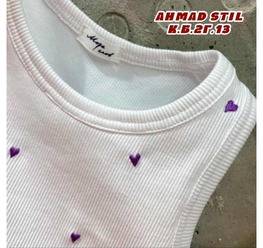 майка топы,женские майки,футболки модные,женские футболки,топ с сердечками