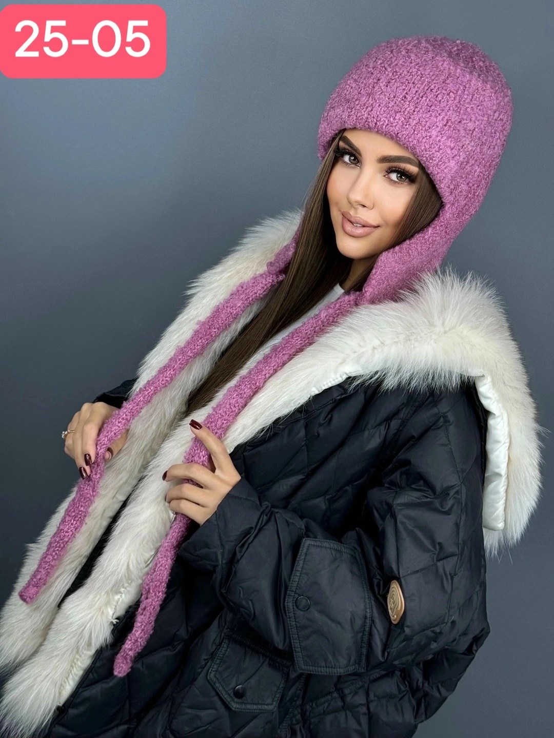 шапка женская зимняя ушанка вязаная,шапка женская зимняя вязаная теплая,шапка зимняя модная,женские шапки,зимние женские шапки