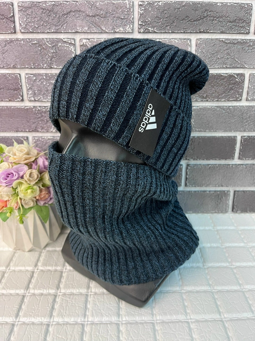 зимняя шапка и снуд,шапка и снуд,комплект шапка и снуд мужской зимний,комплект шапка и снуд детский  адидас,комплект шапка и снуд