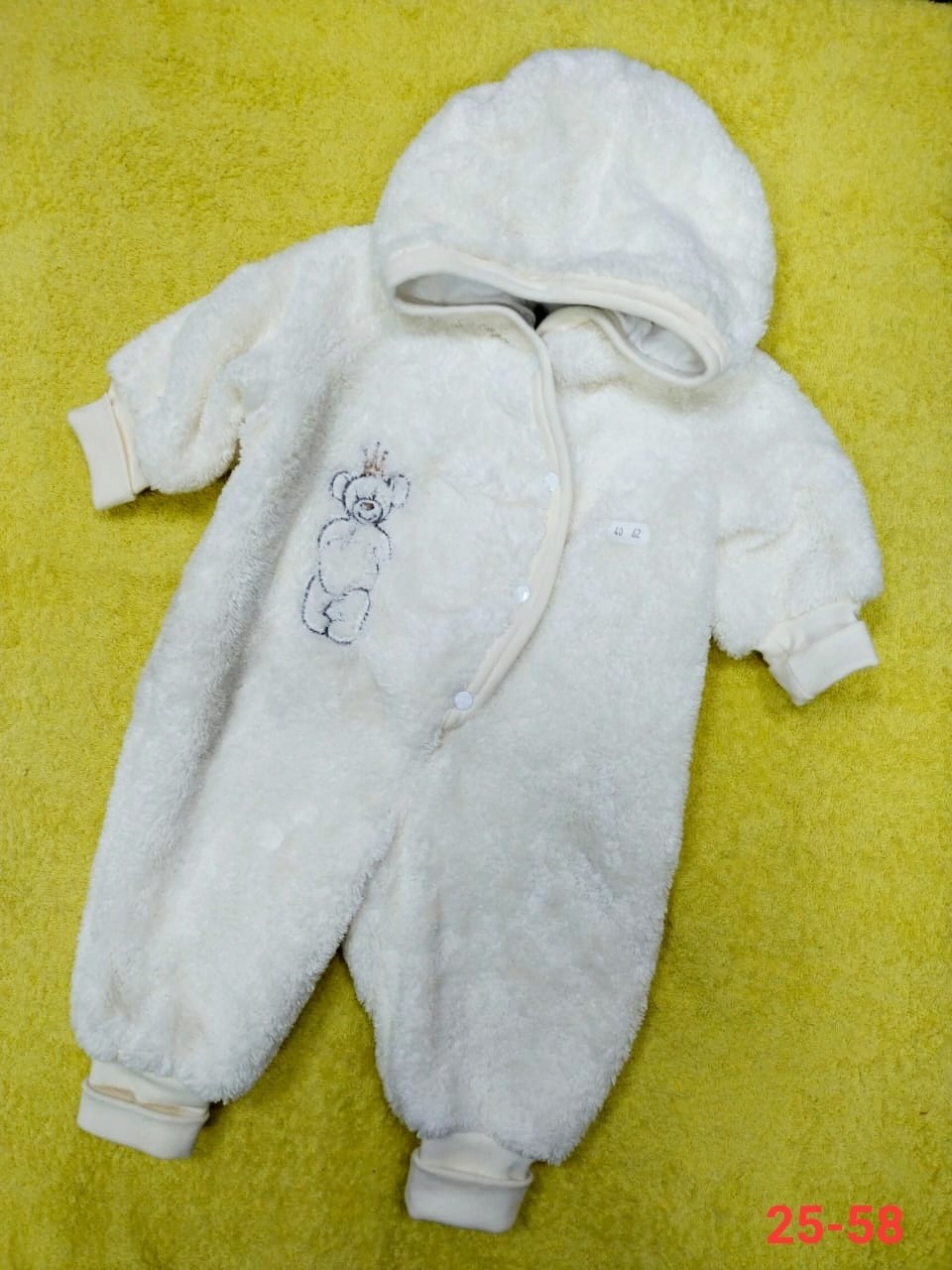 плюшевый комбинезон,комбинезон карапузик утепленный с капюшоном,комбинезон для новорожденного,утепленный комбинезон для новорожденного,комбинезон утепленный