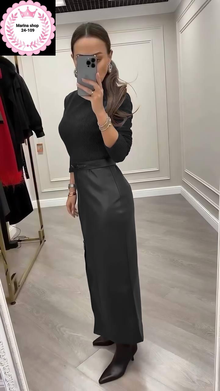 женские платье,кожаное платье женское,вечернее женское платья,комбинированное платье,платье с кожаными вставками