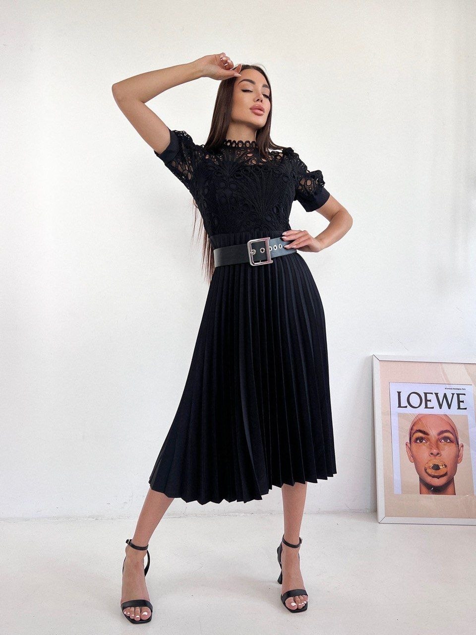 плиссе платье,нарядное платье,платье креп,платье,повседневные платья