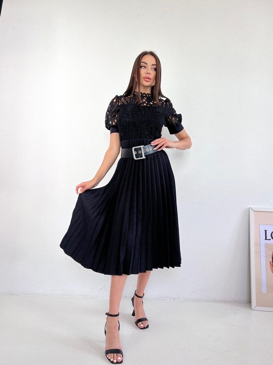 плиссе платье,нарядное платье,платье креп,платье,повседневные платья