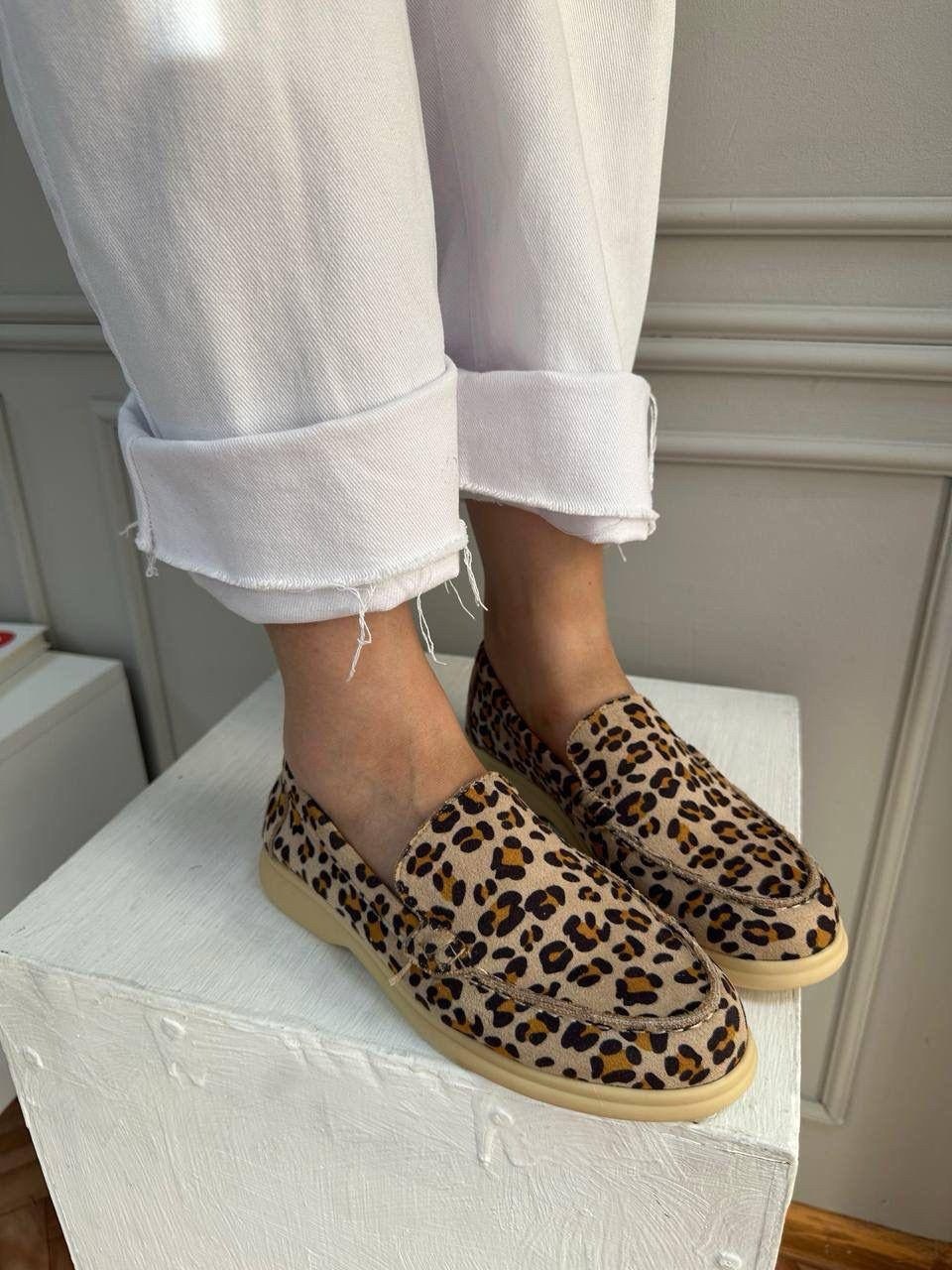 ,лоферы замш,женские лоферы, женская,леопардовые лоферы