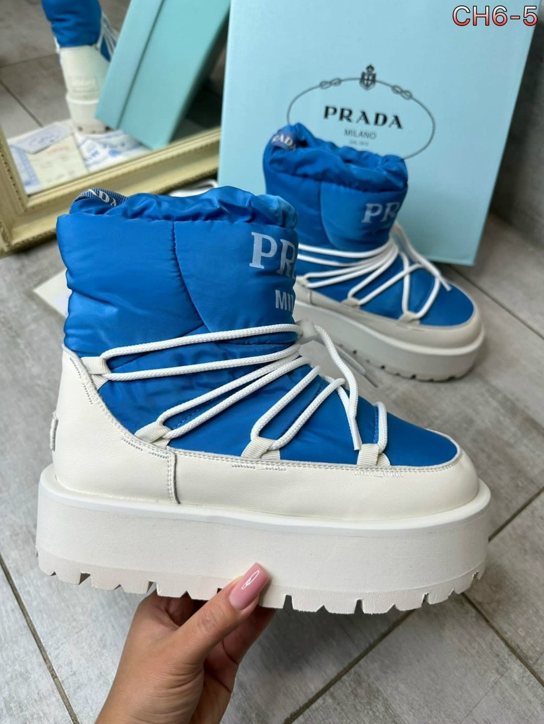 дутики prada,дутики прада женские,,ботинки зимние prada с натуральным мехом,дутики женские