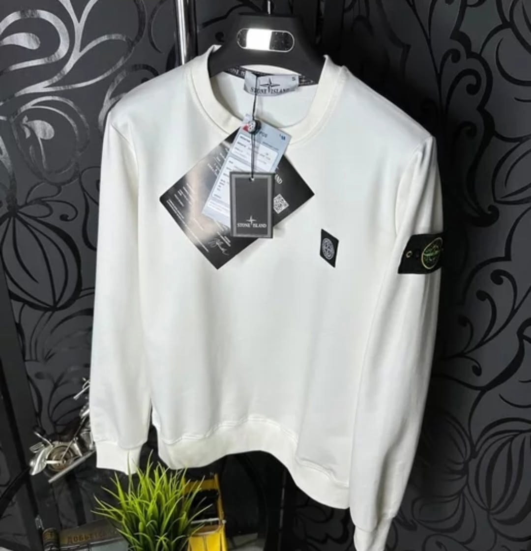 свитшот стон айленд,лонгслив стон айленд белый,свитшот мужская,кофта стон айленд мужская,мужские свитшоты