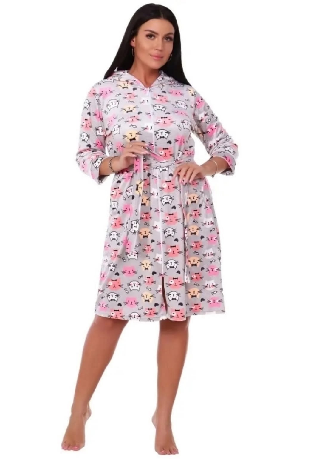 халат женский,халат женский домашний,халат женский для дома,халат для дома,халат женский домашний на молнии