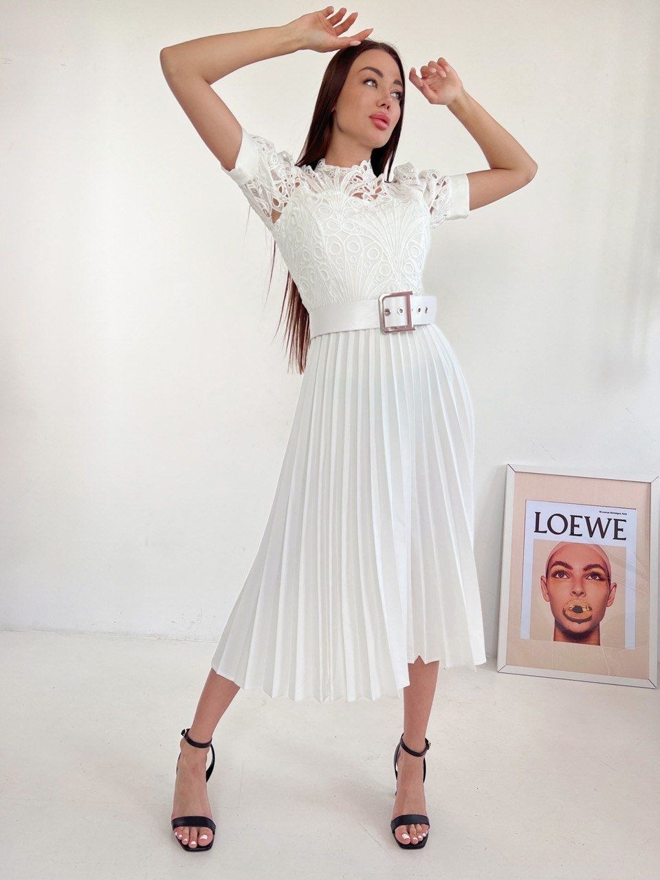 плиссе платье,нарядное платье,платье креп,платье,повседневные платья